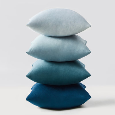 Velvet Throw Pillow Covers,Contrasting colors Pillows Decorative Set of 4