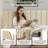 Upgraded Velvet Upholstered Platform Bed with Adjustable Headboard, Reinforced & Quiet Design, No Box Spring Needed, Sturdy Wood Slat Support, Easy Assembly-1129005721-1083490866