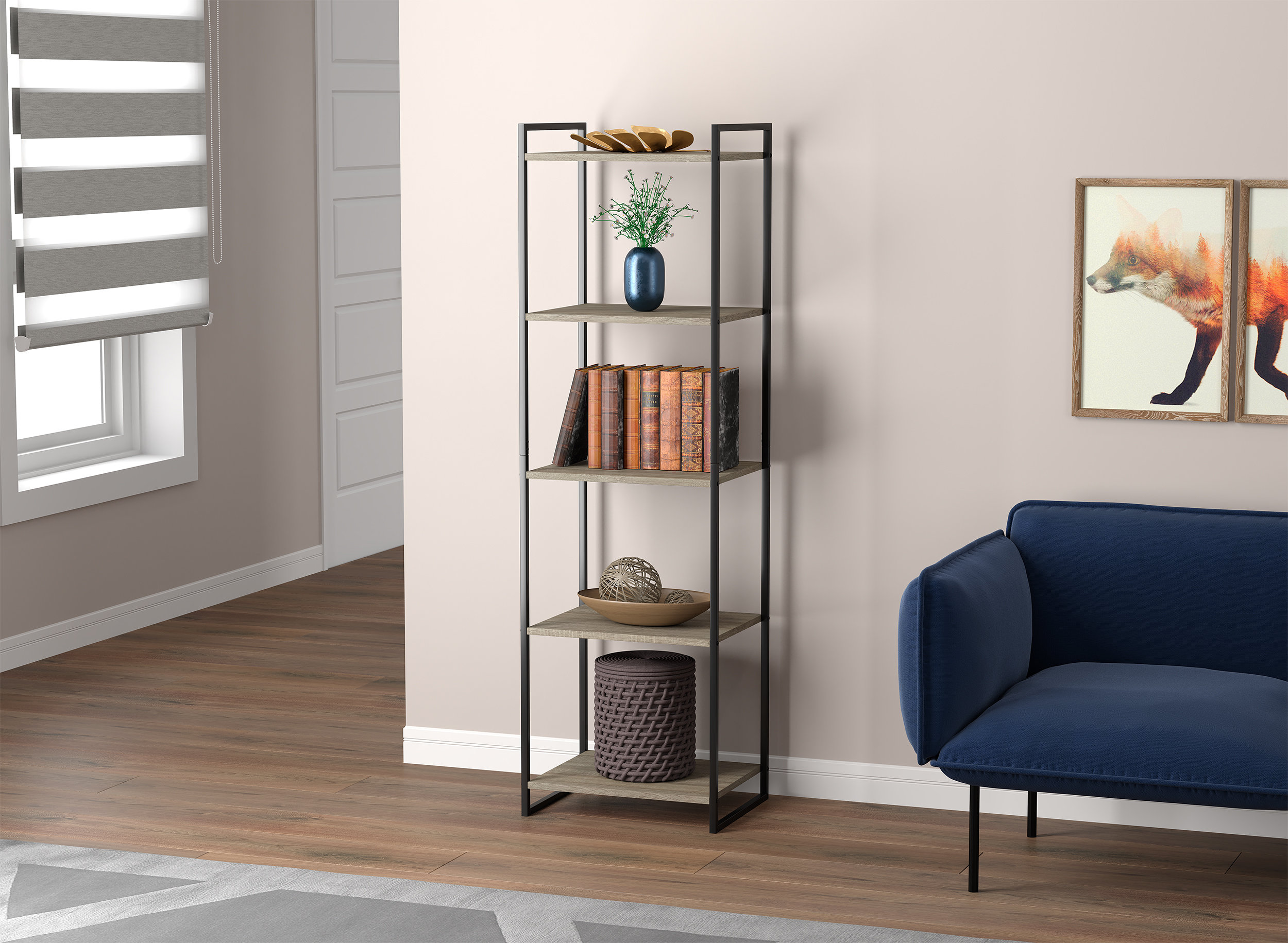 17 Stories Arles Etagere Bookcase | Wayfair