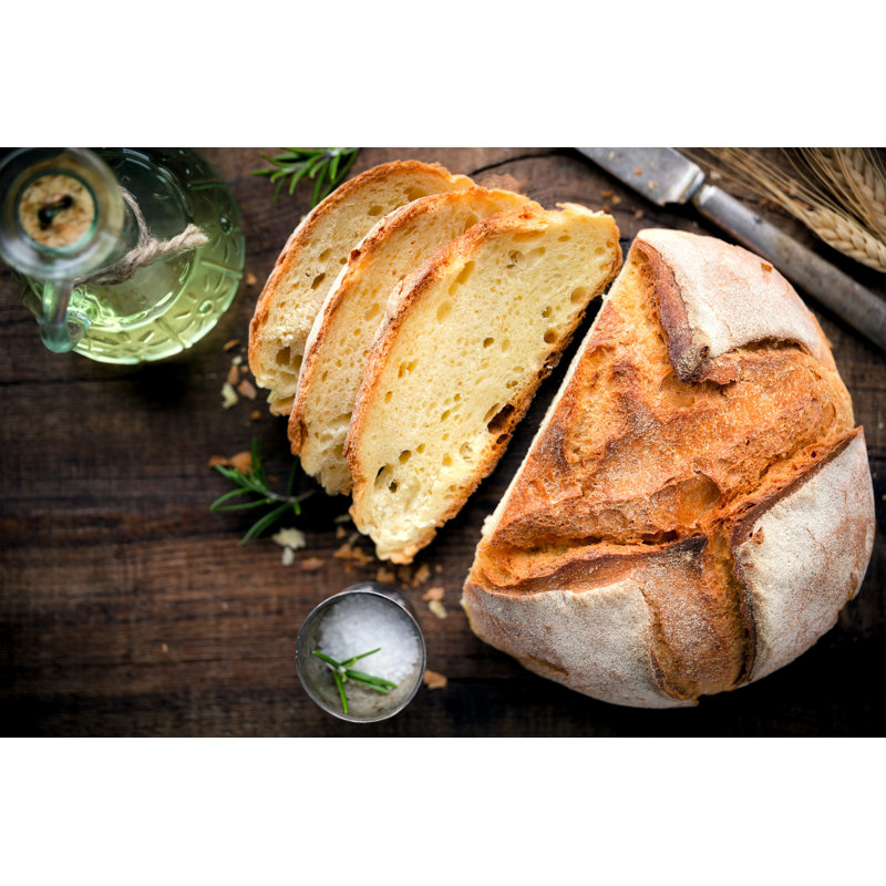 Loaf Bread - Wrapped Canvas Print, 30cm H x 46cm W x 3.8 cm D