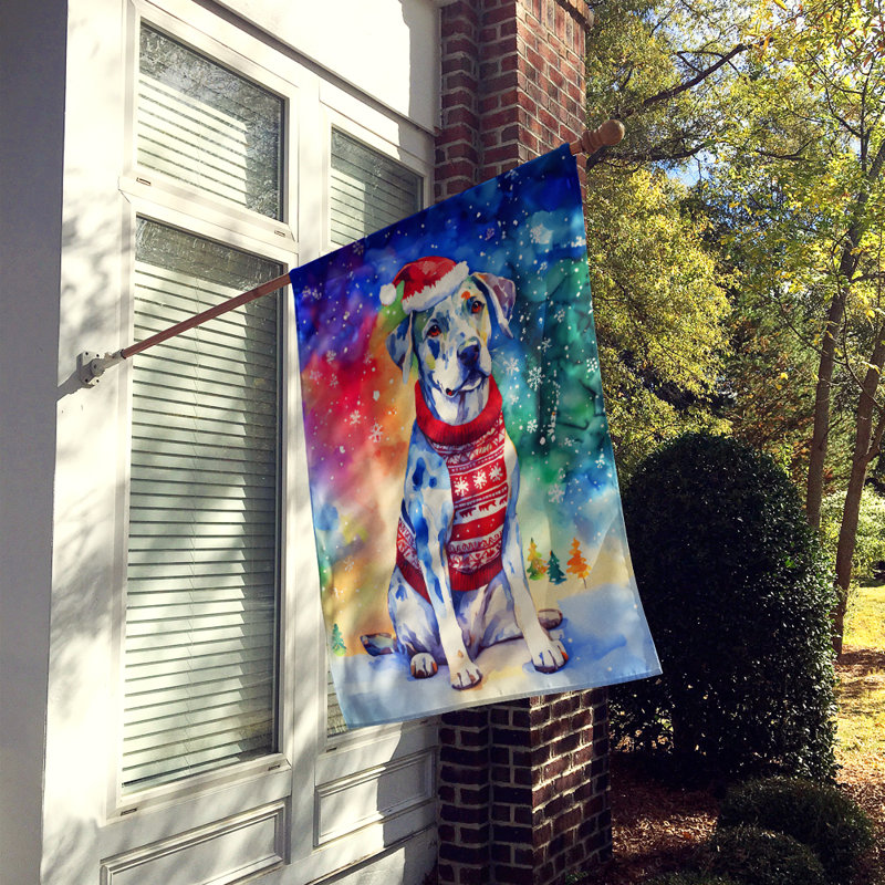 Double Sided Polyester Christmas, 40'' H x 28'' W