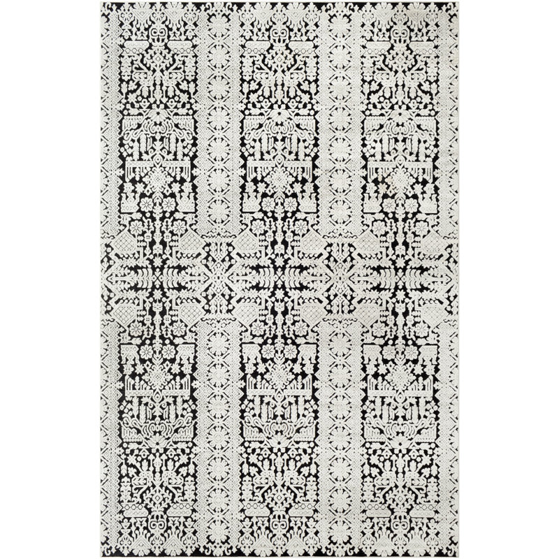 Kailee Cotton Oriental Indoor Rug, Rectangle 2' x 2'11"