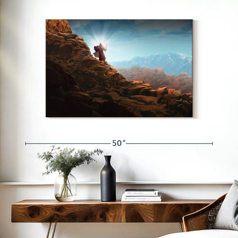 Adella Moses And The Commandments, 26" H x 39" W
