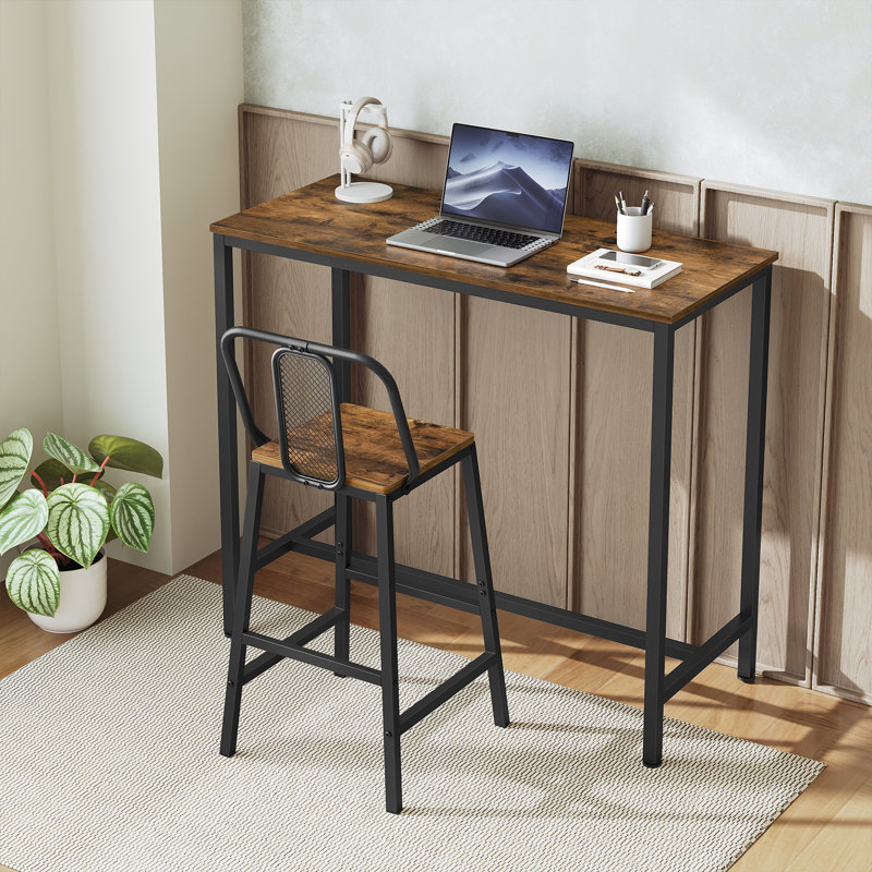 Tabourets de bar 24,2 po, Marron clair, 2