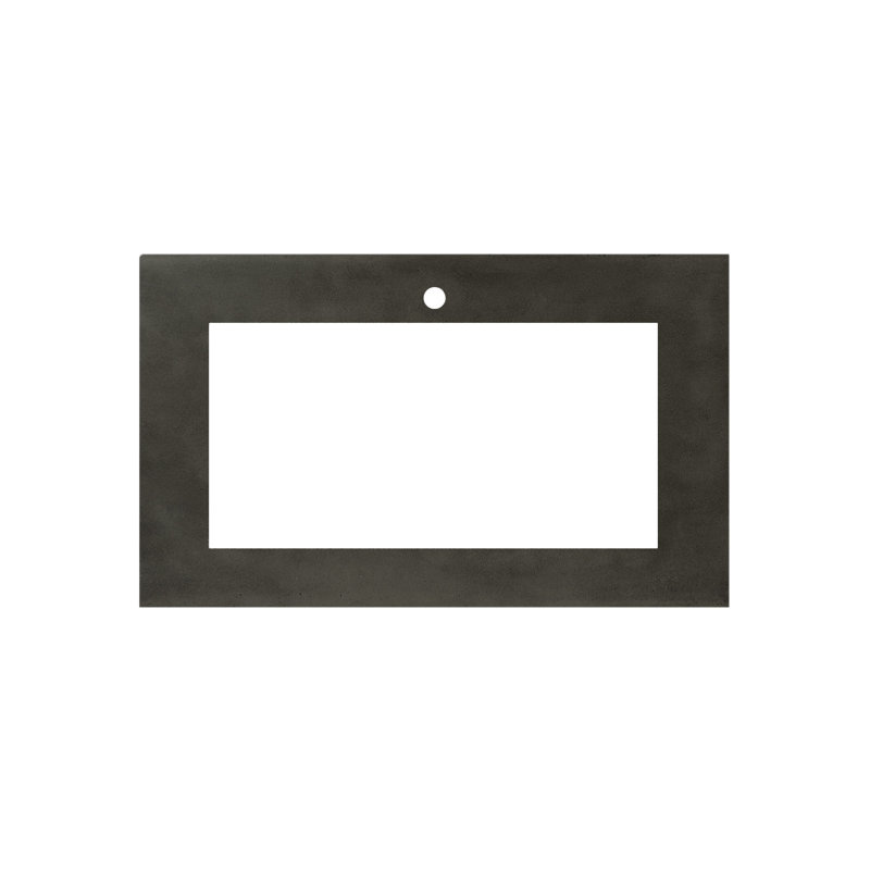 Trough 36.5" Single Bathroom Vanity Top, Slate