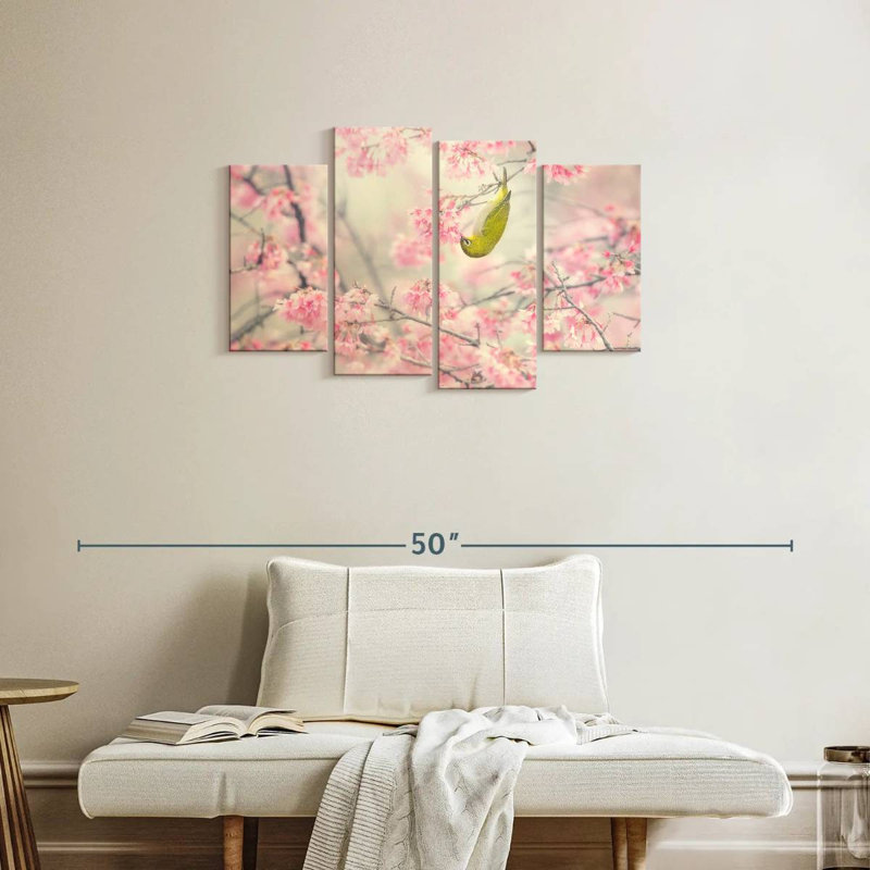 Cherry-Blossom Colour I, H 22 po x l 36 po