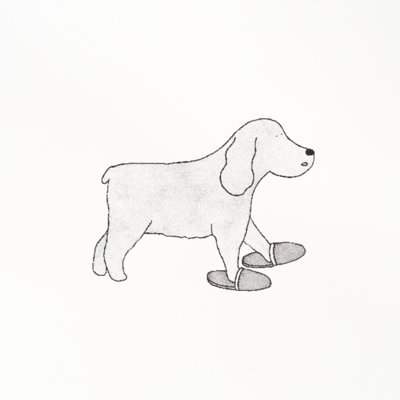 Papier peint adhésif Schumacher X The New Yorker Good Dogs Everywhere