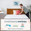 Matelas en mousse viscoélastique gélifiée avec infusion de thé vert Linenspa® 10 po, sensation de peluche moyenne, grand-1368959318-1368959319