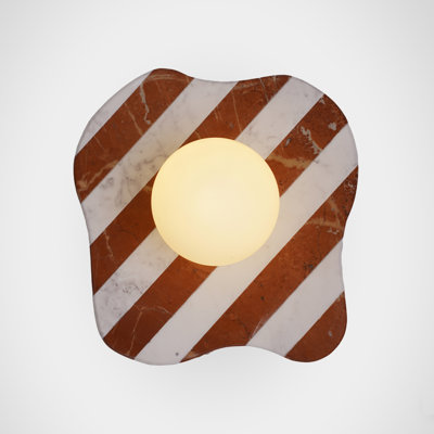 Irregular Marble Wall Lamp Natural Stone Striped Wall Light Living Room Background Bedroom Corridor Bathroom Balcony Lamp G9