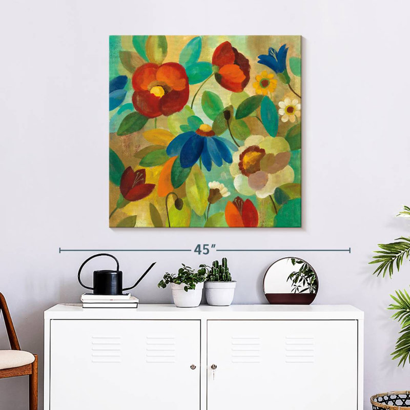 Harnek été floral I, H 30 po x l 30 po