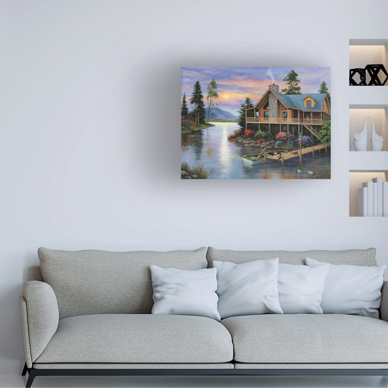 Art sur toile «Bachelor» par John Zaccheo, H 14 po x l 19 po