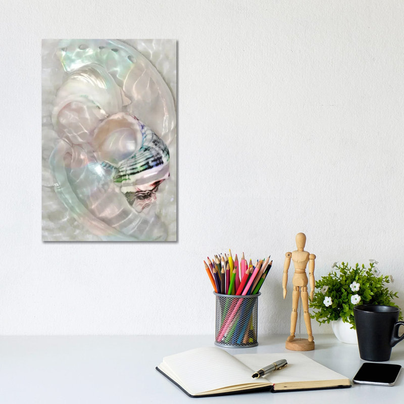 Underwater Light Waves V by Leda Robertson - Wrapped Canvas Gallery-Wrapped Canvas Giclée, 20.32 cm H x 30.48 cm W