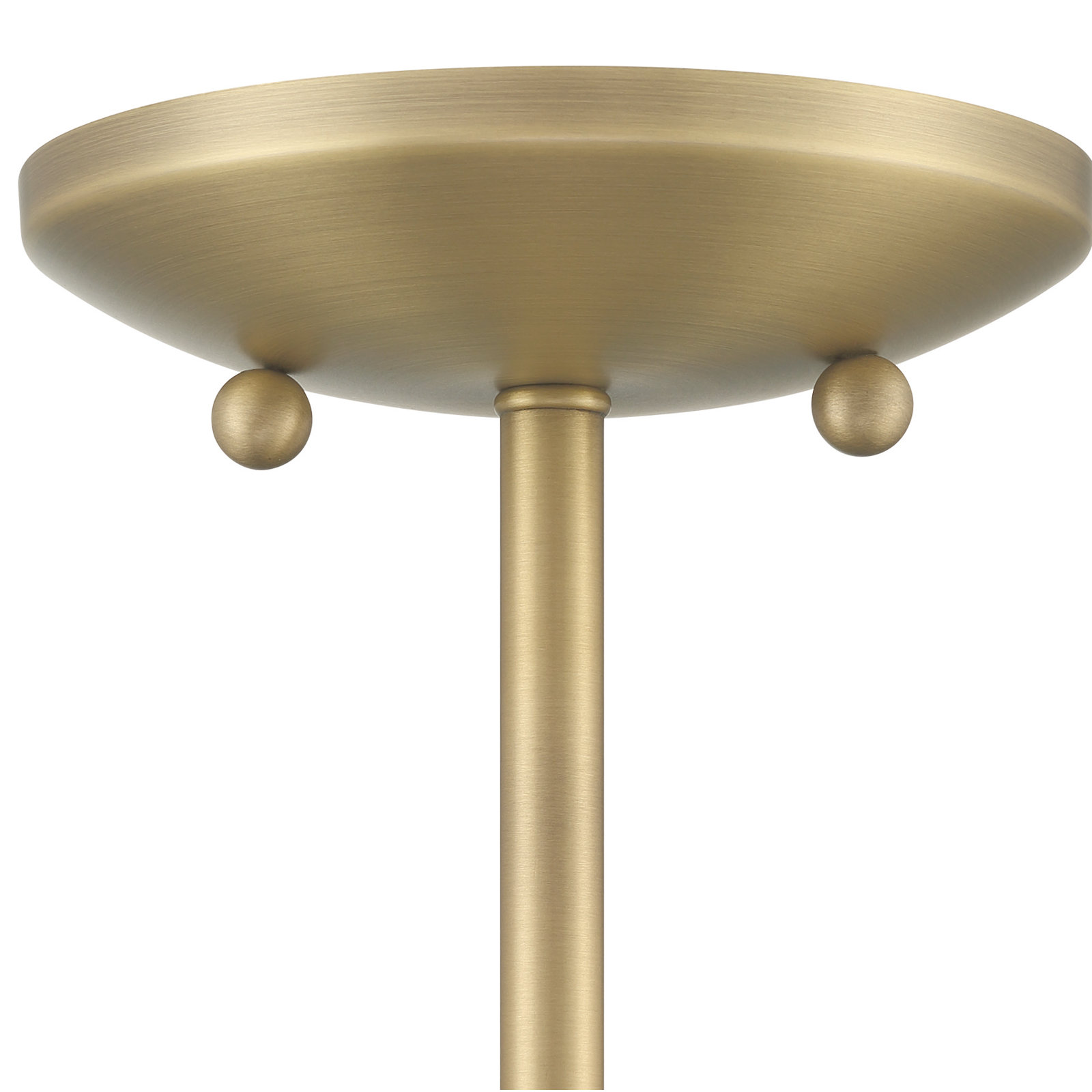 Delilah Semi Flush Mount, Black
