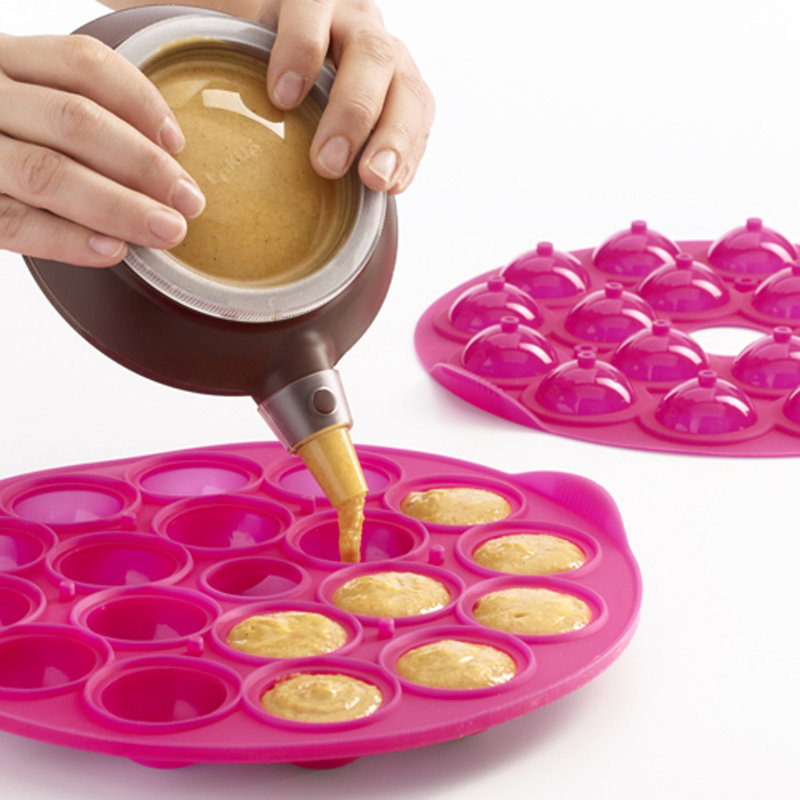 Moule à gâteau en silicone anti-adhésif brillant