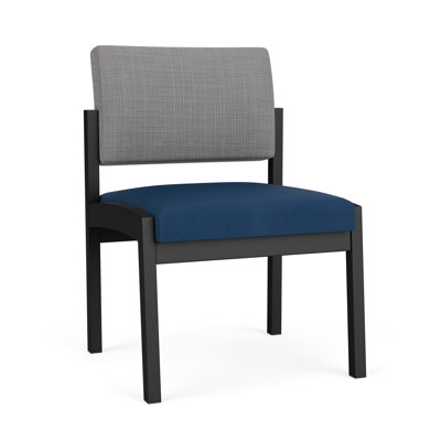 Lenox Steel Waiting Reception Armless Guest Chair Metal Frame