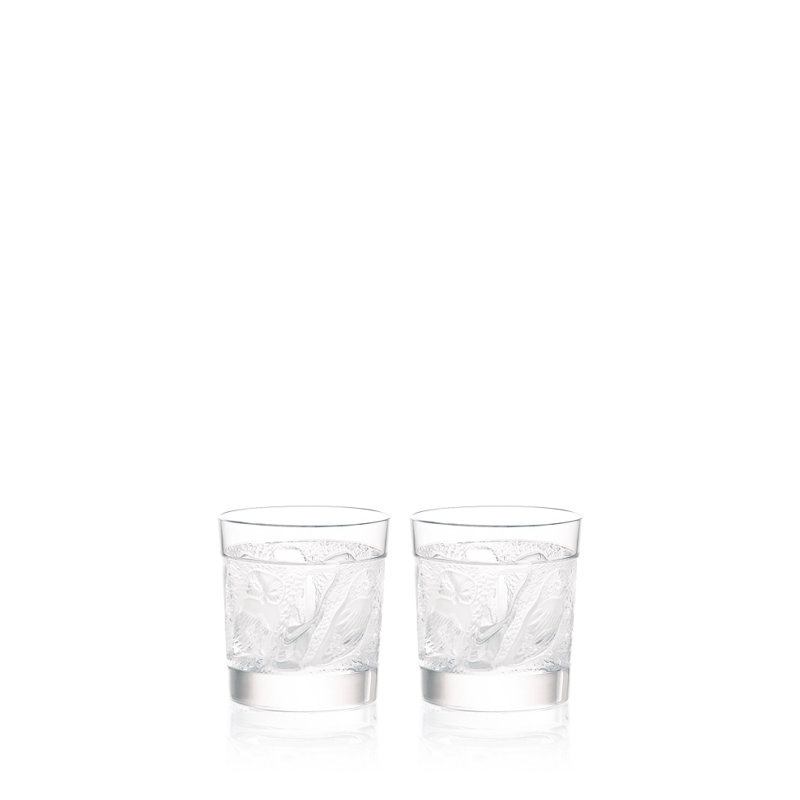 Owl Crystal Whiskey Glass