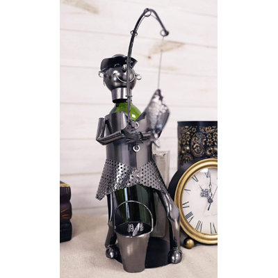 1 - Bottle Wine Bottle Rack in Black