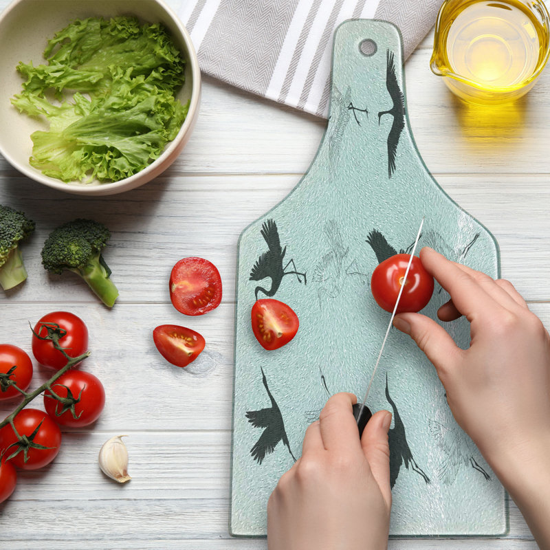 Planche à découper en verre trempé Ambesonne