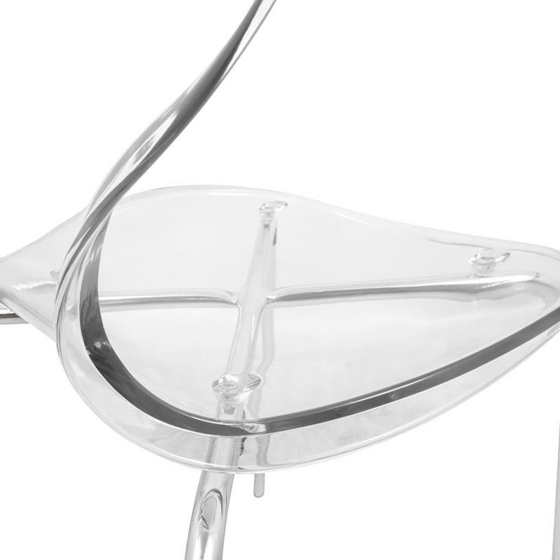 Transparent Side Chair, Clear