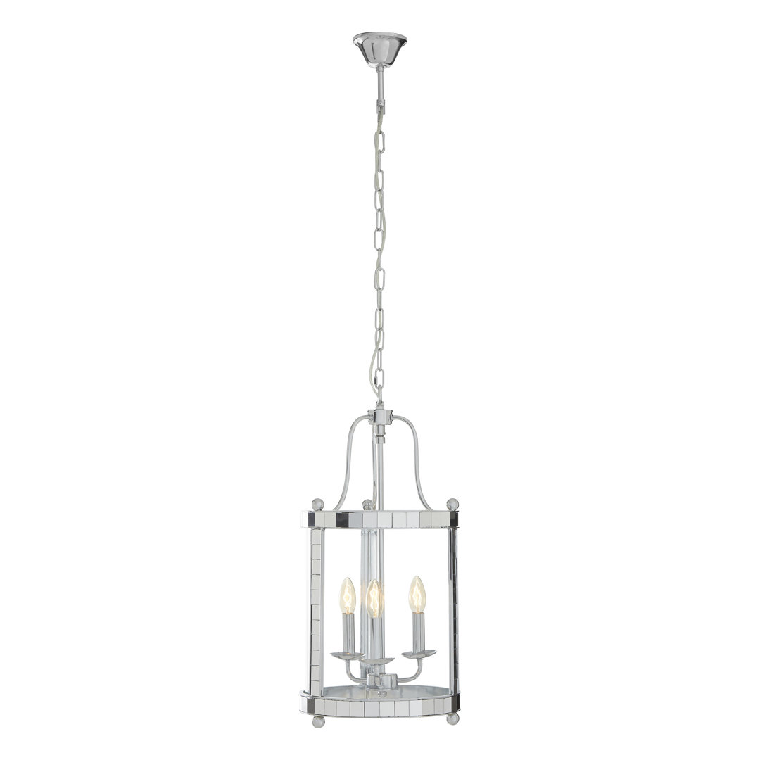 Madrona 3 - Light Chrome Lantern Pendant
