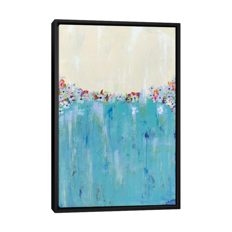 Profusion, reproduction d’art sur toile tendue, H 60 po x l 40po x P 1,5 po, Toile avec cadre noir, Pas de tapis