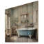 " Bath Laundry Whitewashed Walls "-393514664