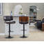 Tabouret de bar pivotant à hauteur réglable Aliane-1210247150