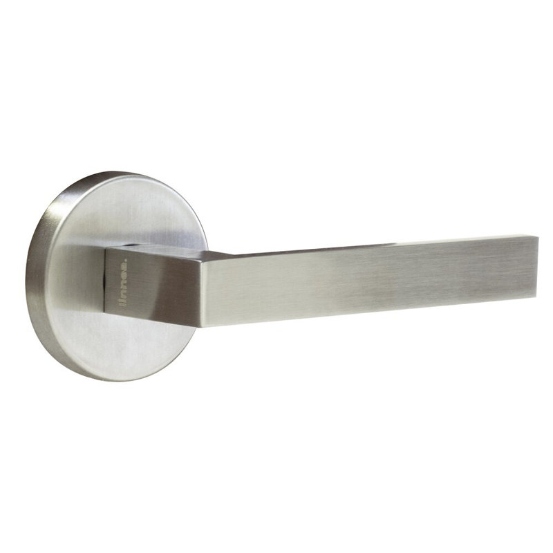 Privacy Door Lever Set, Satin Stainless Steel, 2.75", Privacy (Bed & Bath)