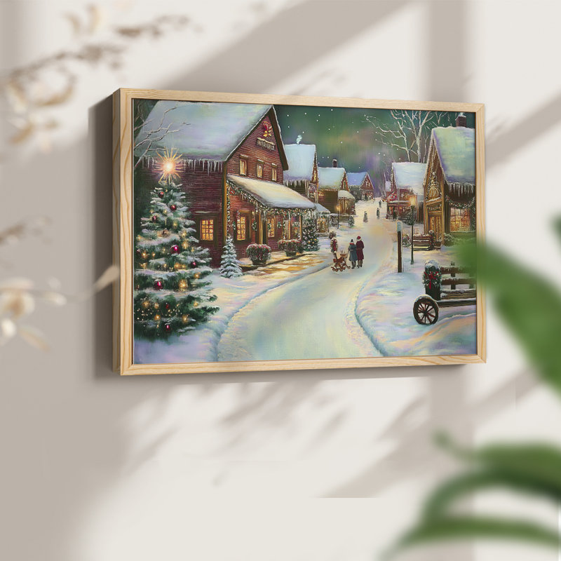 «Chirstmas Art» - CDL XXXV - Reproduction encadrée - Restickable, H 11 po x l 14 po, Naturel