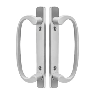 8.5" Legacy Sliding Patio Glass Door Dummy Handle Set – Sash Controls 2265 Handle Replacement – Fits 3-15/16" Screw Holes, 1-1/4" To 2-1/4" Thick Doors – No Latch, No Mortise Lock