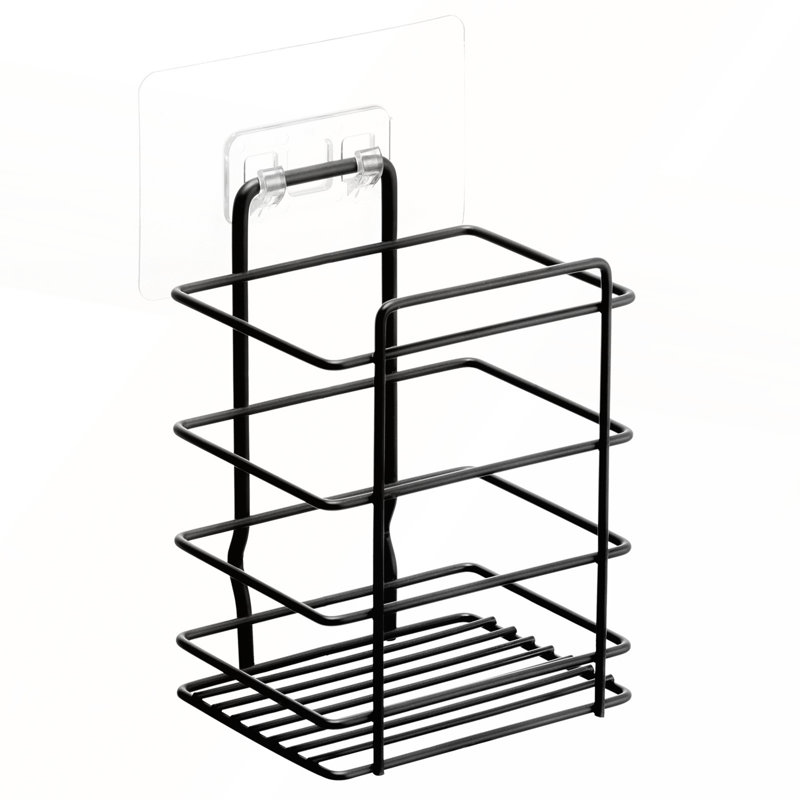 Ensemble 5 pièces adhésif pour salle de bain avec tablettes antirouille et organisateurs pour un rangement efficace