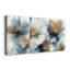 Abstrait floral sur toile tendue, reproduction de peinture à l'huile (ensemble de 3)-1215940186