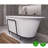 71'' x 35.5'' Soaking Solid Surface Bathtub
