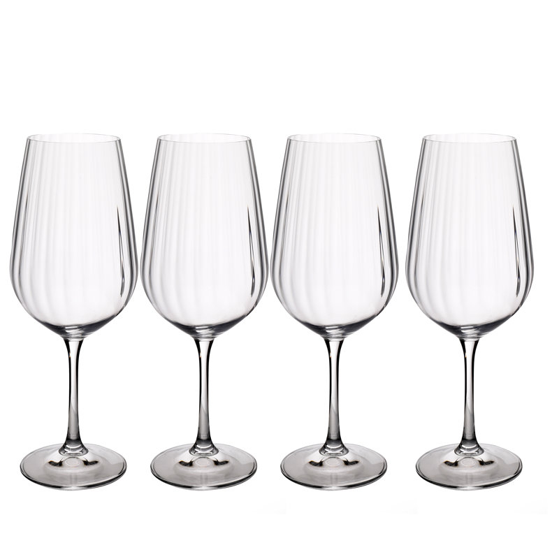 Mikasa Treviso Crystal Red Wine Glasses, 600ml