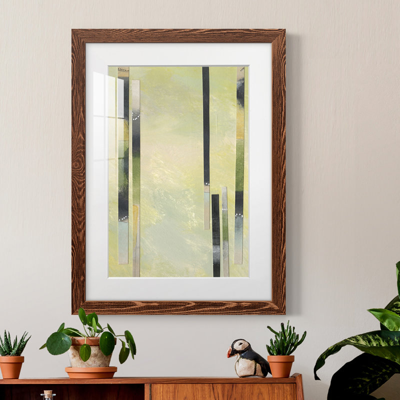 " Neutral Assemblage IV ", Maple Framed, 43.5" H x 31.5" W x 1" D