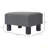 Ottoman Foot Rest, Small Foot Stool With Linen Fabric Upholstery And Plastic Legs, Cube Ottoman For Living Room-358825725