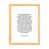 Toile avec cadre en bois beige n'est pas disponible