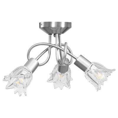 Sharla Glass Semi Flush Mount