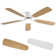 Sofucor 52" 5-Blades Standard Ceiling Fan with LED Lights and Remote Control-Nova