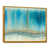 Toile avec cadre flottant or