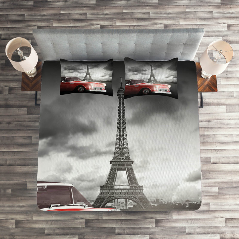 Eclectic Coverlet, King Bedspread + 2 Shams