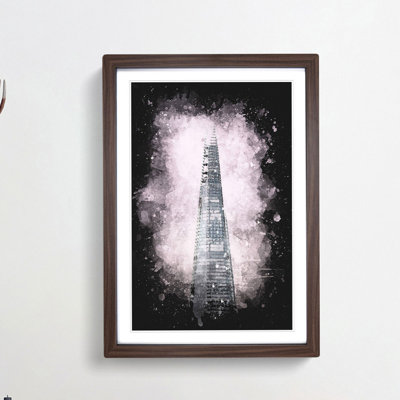 The Shard Building in London - Framed Print