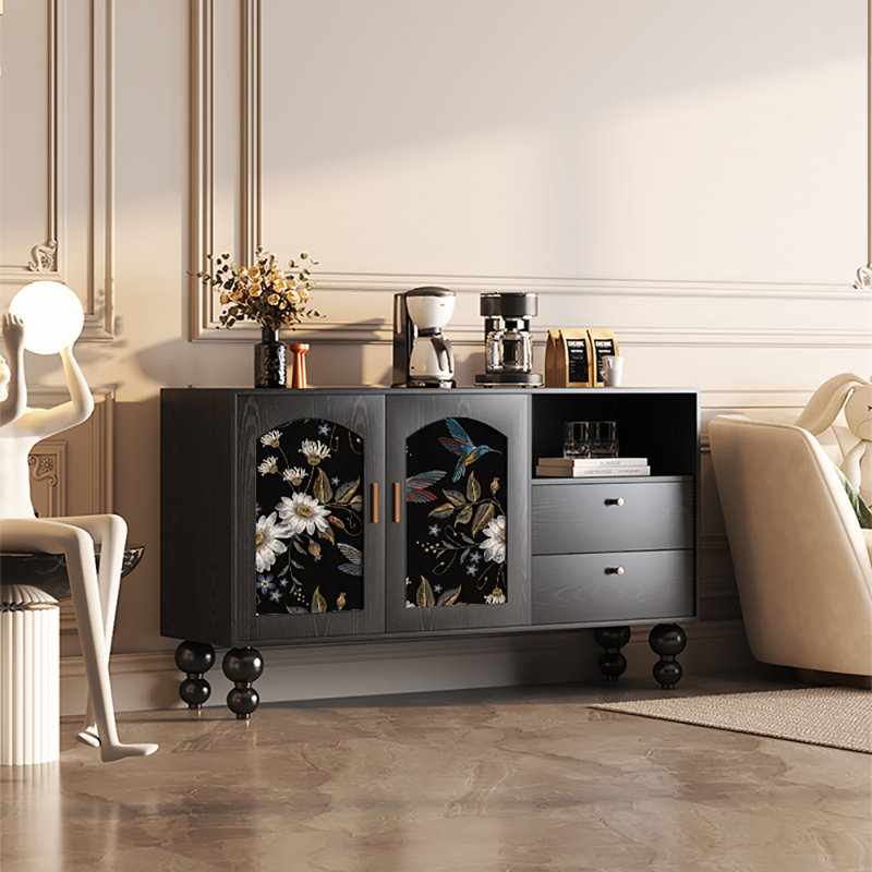 Buffet 59,1 po, Noir, noir, noir, noir