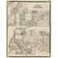Art sur toile tendue Trent Austin Design® Baskin Gallery: Indianapolis Indiana Landowner - Baskin 1876-1880106561