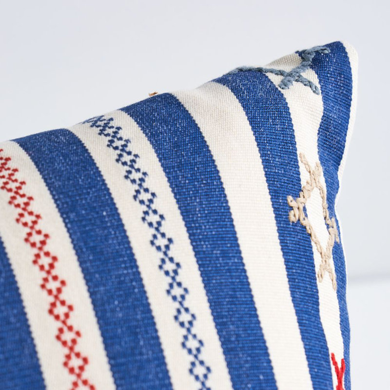 Rhodes Stripe Pillow, 22" x 22"