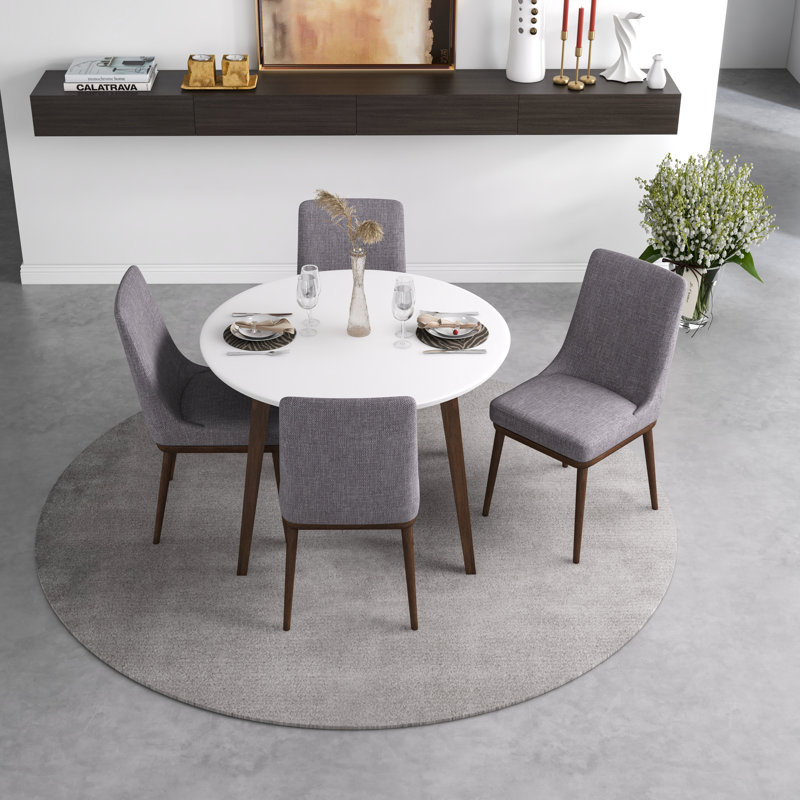 Ensemble repas pour 4 personnes Ruchi, Blanc, Gris