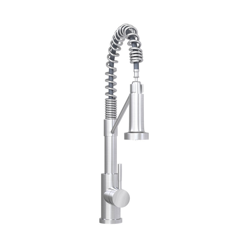 Stainless Steel 304 Kitchen Faucet - Brushed Nickel, Sleek Modern Design For Home Nickel Design, Long-Term Durability, Nickel