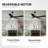 60" Modern Matte Black Ceiling Fan With Lights And Remote, 6-Speed Reversible DC Motor, High Airflow, Dimmable LED And 1/4/8H Timer