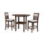Ensemble de salle à manger à hauteur de comptoir en bois d'hévéa massif Ziemer-830073886-805479558