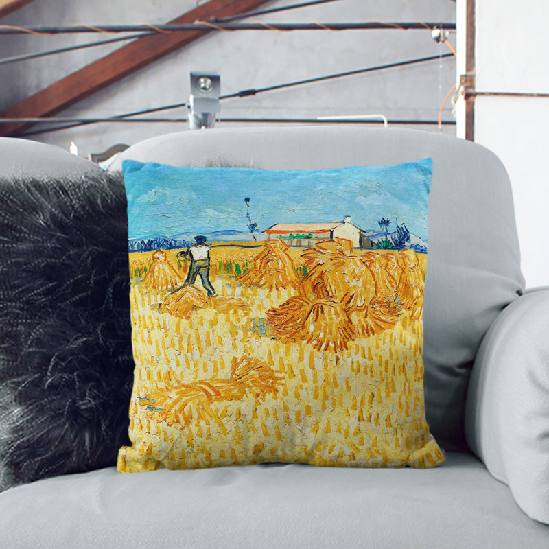 Harvest In Provence Square Throw Cushion, 40cm H x 40cm W x 15cm D